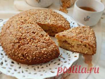 Ореховый пирог 404 ккал рецепт с фото пошаговый от Олеся - Овкусе.ру