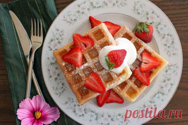 Бельгийские вафли в мультипекаре рецепт с фото - 1000.menu