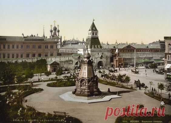 Китай-городская стена в районе ильинской площади 1854  |  Pinterest • Всемирный каталог идей