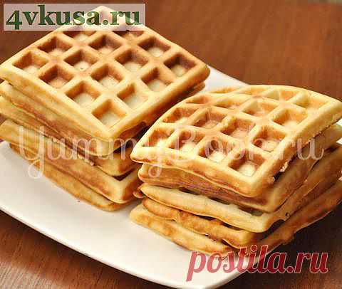 Немецкие дрожжевые вафли | 4vkusa.ru