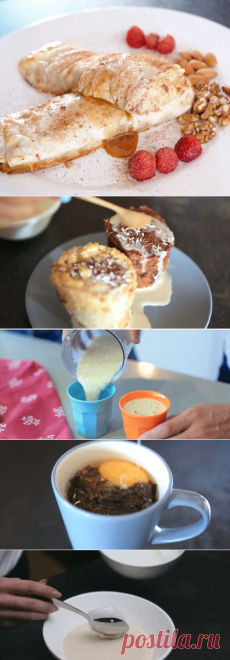 Пять вкусных десертов, от которых никто не поправится