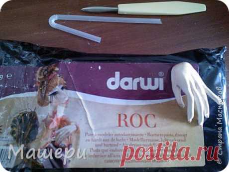 Лепка рук куклы из самозастывающей пластики | Страна Мастеров