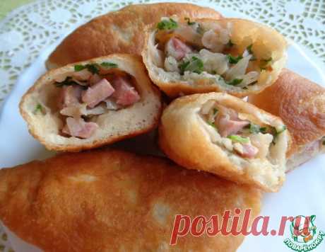Пирожки с капустой и колбасой – кулинарный рецепт