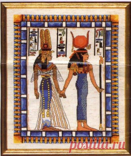 Египтяне - Вышивка
