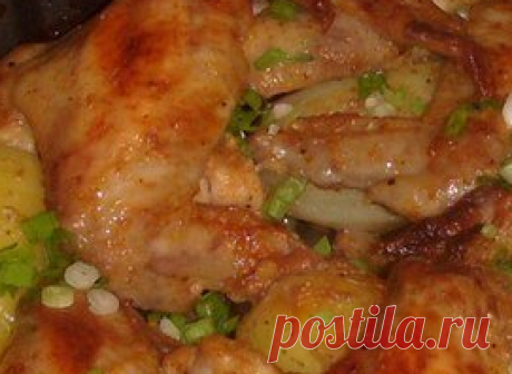 крылышки с кортошкой