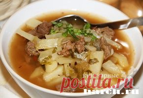 Гвардейский суп с говядиной | Харч.ру - рецепты для любителей вкусно поесть