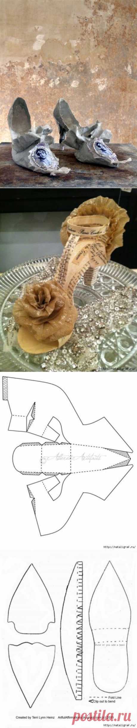 Бумажные туфельки