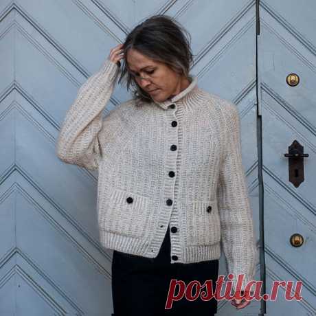 Реглан в рубчик . Автор Энн Вентцель