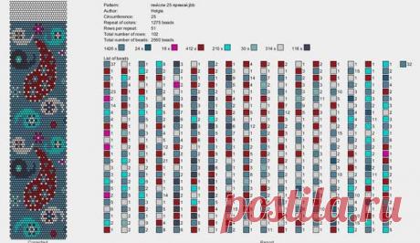 Узоры для вязанных жгутиков-шнуриков 14 | biser.info - всё о бисере и бисерном творчестве