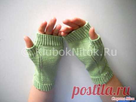 Митенки. Актуально для осени - Вязание - Страна Мам