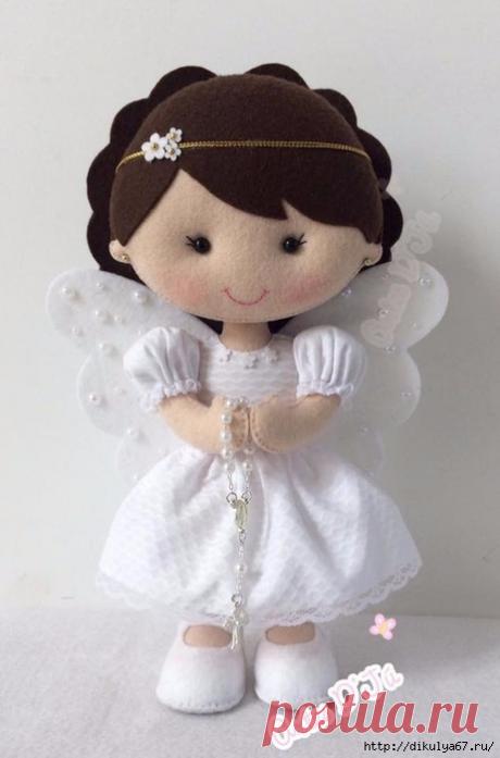 Ангелочки и феечки из фетра