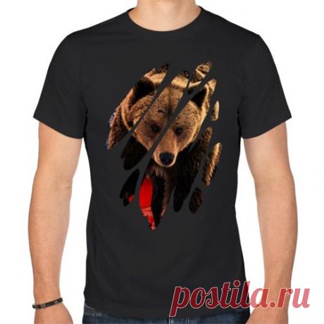 Купить прикольные футболки с принтами и рисунками, на заказ в интернет-магазине PodarokMuzhchinei.RU |Каталог |Русский медведь