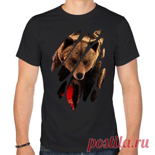 Купить прикольные футболки с принтами и рисунками, на заказ в интернет-магазине PodarokMuzhchinei.RU |Каталог |Русский медведь