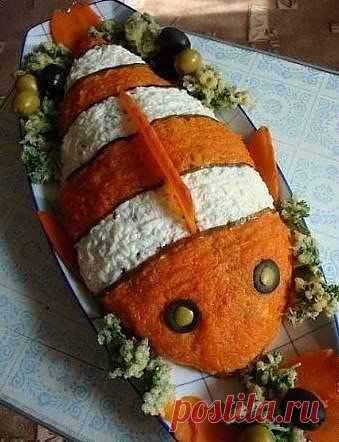 (+1) - Салат Рыба-клоун | ВКУСНО ПОЕДИМ!