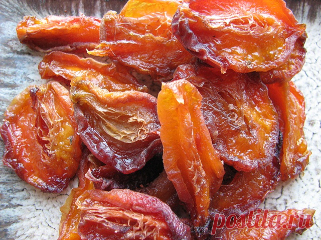 Как персик маленький и грустный стал вяленым и очень вкусным