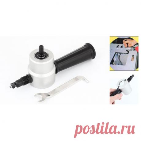 SOSW Гэри Черный С Двойной Головкой Лист Зубастик Cutter Металла Дрель Вложение купить на AliExpress