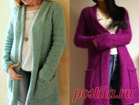 Стильный женский кардиган Snowbird от Heidi Kirrmaier вяжется спицами сверху вниз изнаночной гладью. Детали воротника, манжеты и карманы выполняются лицевой гладью, что создает некий контраст.
https://domosed-ka.ru/zhenskiy-kardigan-snowbird/