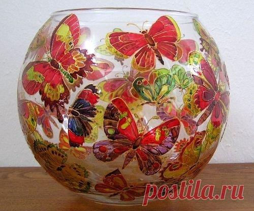 Техника росписи по стеклу: что нужно и как нарисовать первую картину
