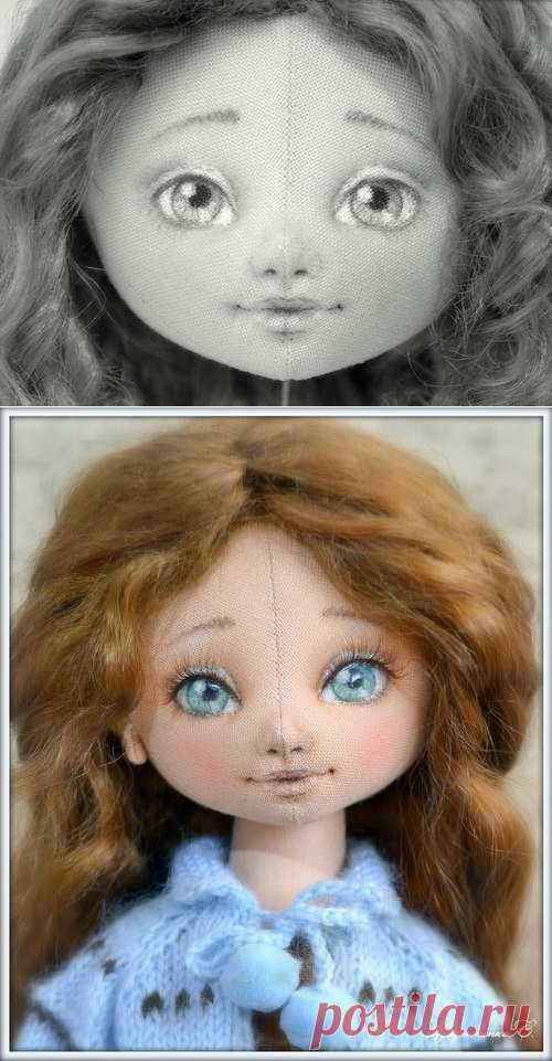 Как нарисовать лицо кукле | Укрась свой мир!