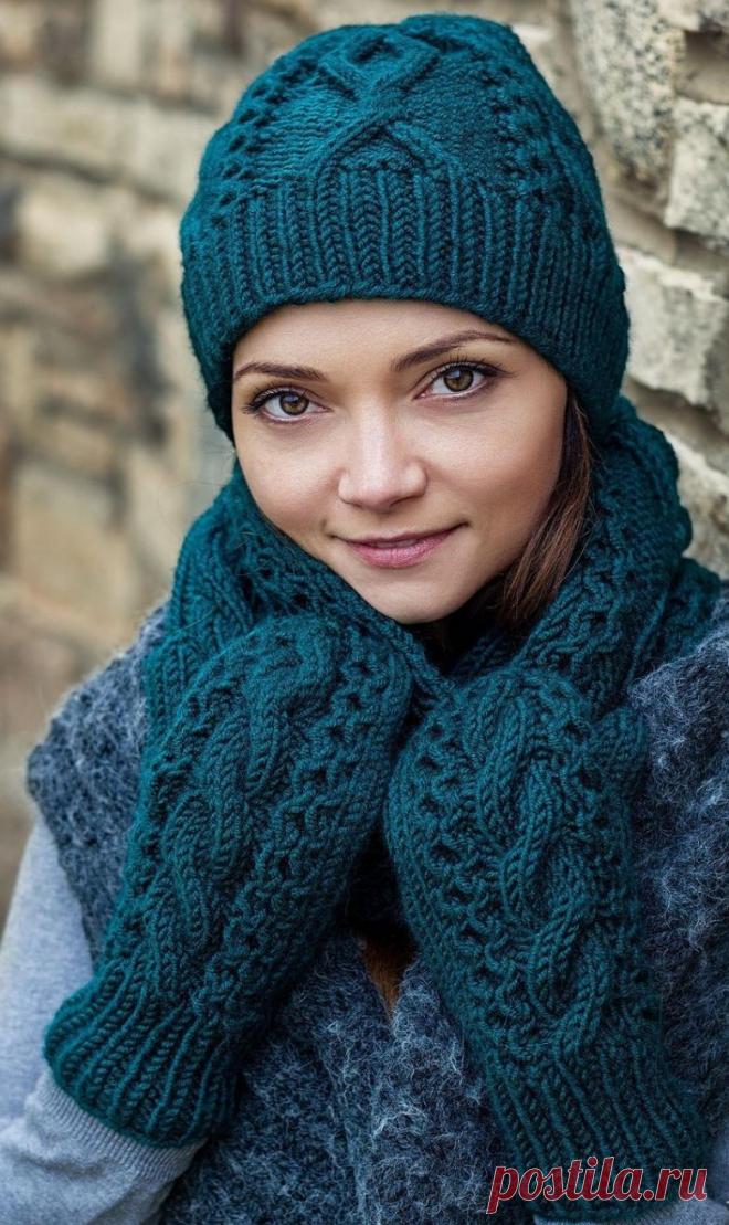 Вязание снуда спицами - описание схем вязания для начинающих (71 фото новинка)