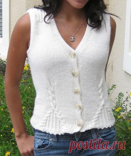Soleto Vest pattern by Nitza Coto