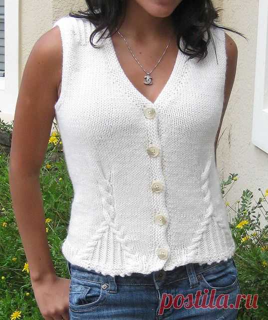 Soleto Vest pattern by Nitza Coto