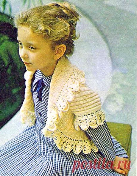 Вязание болеро для девочки спицами. Схемы и описание, видео