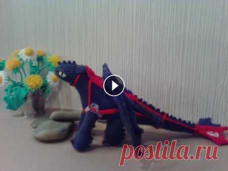 Черный дракон (беззубик), ч.5. Black dragon, р.5. Amigurumi. Crochet.  Вязать игрушки, амигуруми. Эту игрушку я вязала этой пряжей - Этот МК платный. Доступ к нему по ссылке. Чтобы получить ссылку, надо связаться со мной: This MK must be paid. Acce...