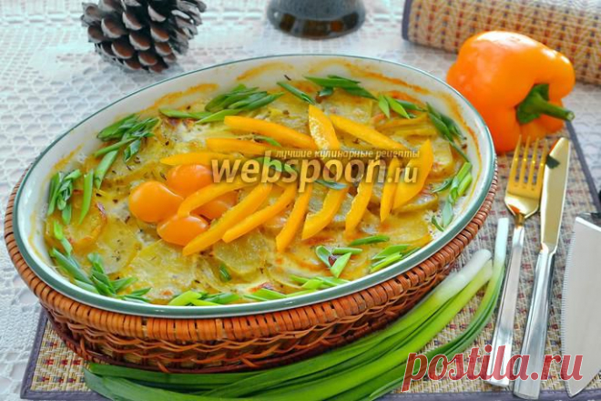 Картофель со сливками запечённый в духовке рецепт с фото, как приготовить картофель в сливках на Webspoon.ru