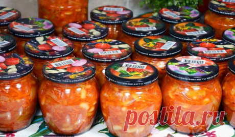 Очень вкусный овощной салат с фасолью на зиму

Такой овощной салат понравится абсолютно всем.