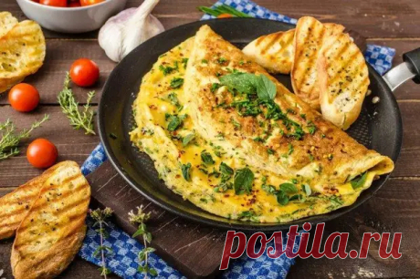 (29) Омлет на сковороде: 15 быстрых и вкусных рецептов - Будет вкусно - 19 ноября - 43103002714 - Медиаплатформа МирТесен