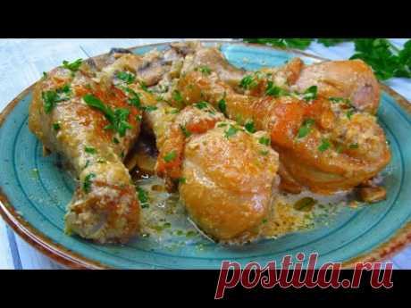 Такая курочка с соусом всегда королева стола! А мы спорим, что вкусней соус или курица. Всё вкусно!