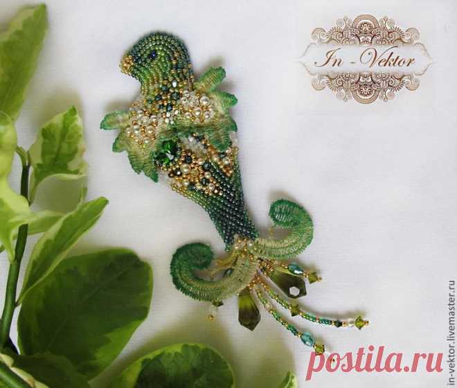 (31) Безуглая Ольга | Beaded Pendant # Beaded Brooch # Beaded Bead | Pint…