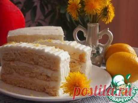 Пирожное &quot;Лимонная нежность&quot; - кулинарный рецепт