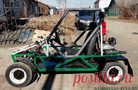 Багги своими руками: фото и описание конструкции Самодельный багги собранный из запчастей от мотороллера. Далее фото и описание самоделки