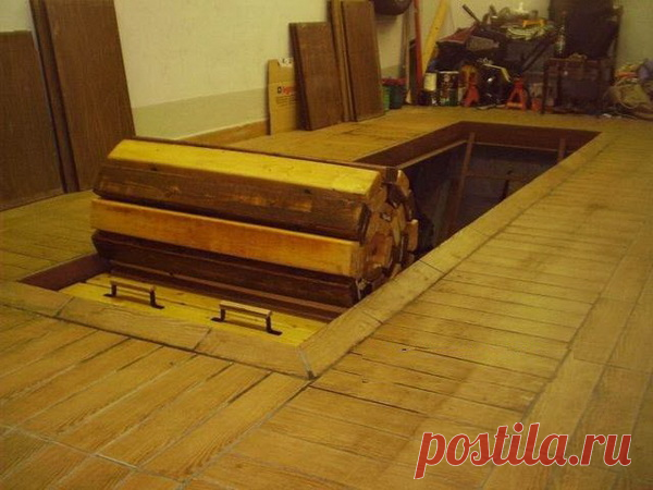 Делаем креативную крышку для смотровой ямы в гараже