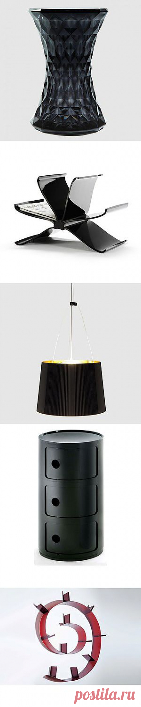 Да будет цвет бренд Kartell, выбираем черный