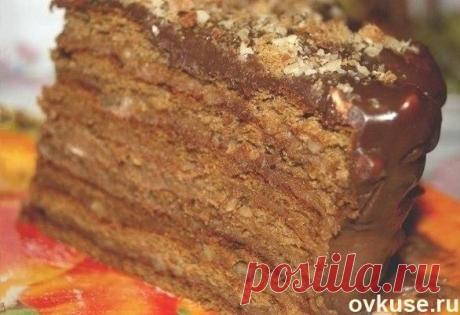 Шоколадный торт "Вкус детства" - Простые рецепты Овкусе.ру