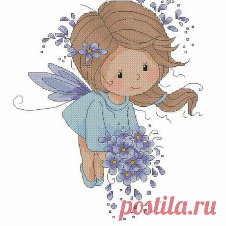 Детская вышивка — "Голубая фея" (со схемой) ДЕТСКАЯ ВЫШИВКА-Голубая фея
дизайн Татьяны Марчуковой





