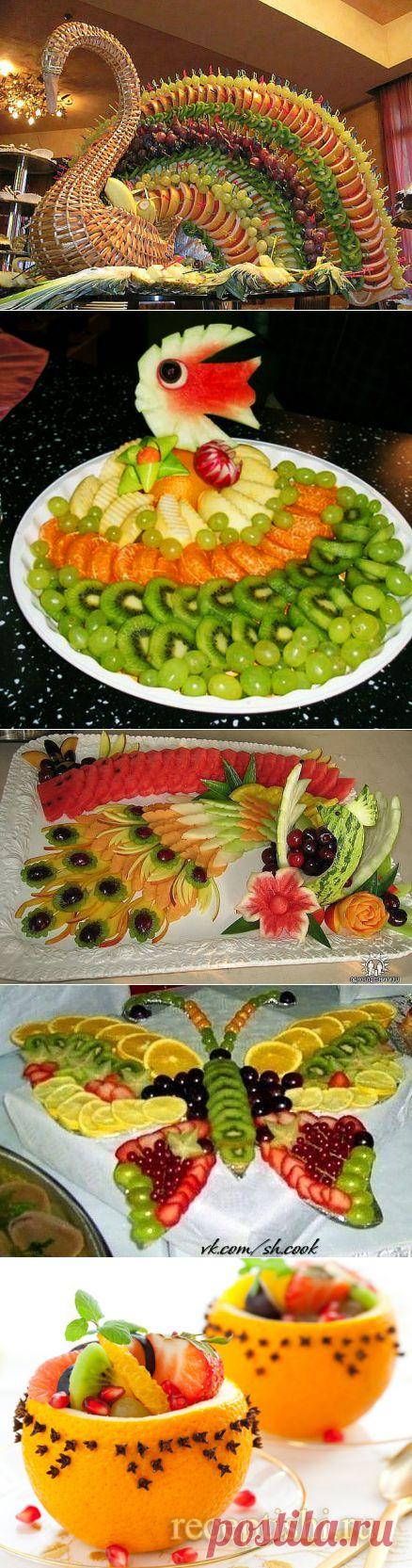 Украшаем стол к празднику: идеи оформления нарезок