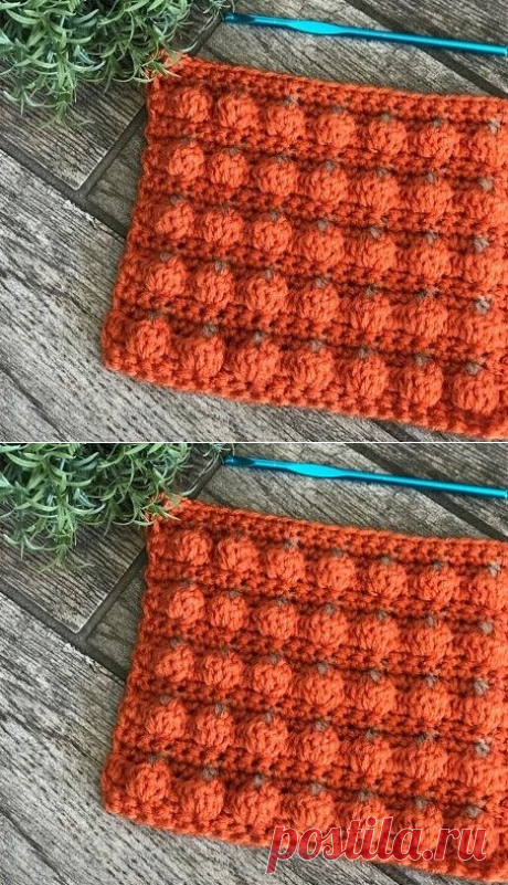 Aprende a tejer el Punto Calabazas - Mil Ideas en Crochet