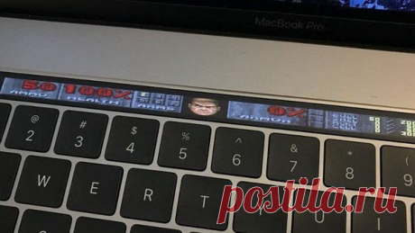 Энтузиасты запустили Doom на панели Touch Bar нового MacBook Pro