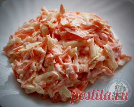 Салат из дайкона с морковкой
