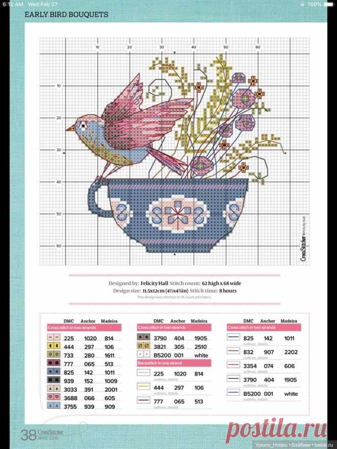 Весна идет, весне дорогу - Схемы вышивки крестом | Бэйбики - 412099