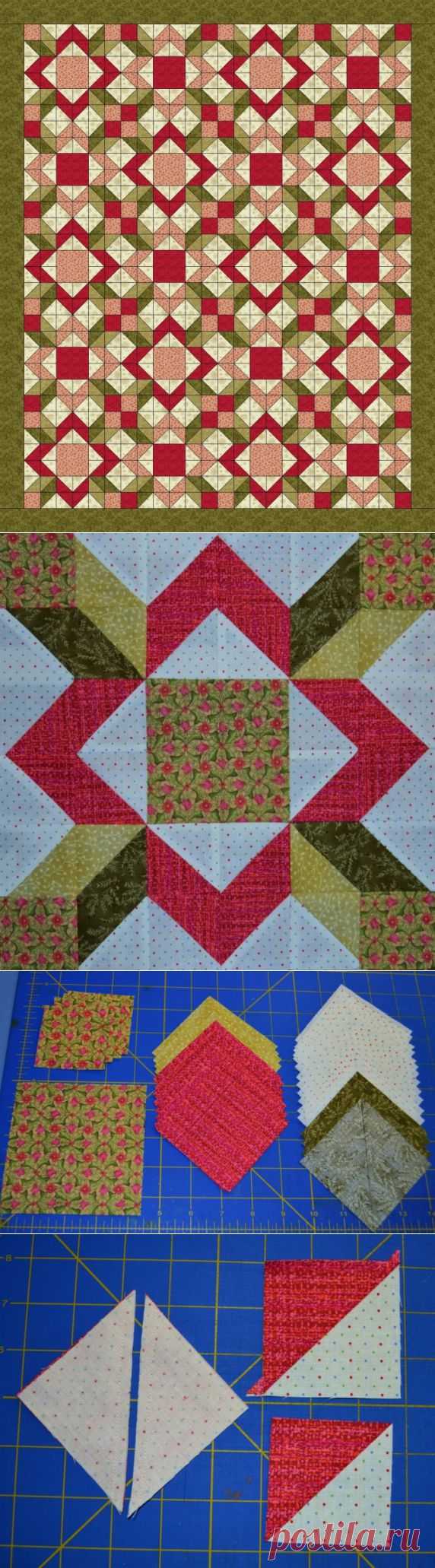 Шьем лоскутное одеяло. Мастер-класс-2.