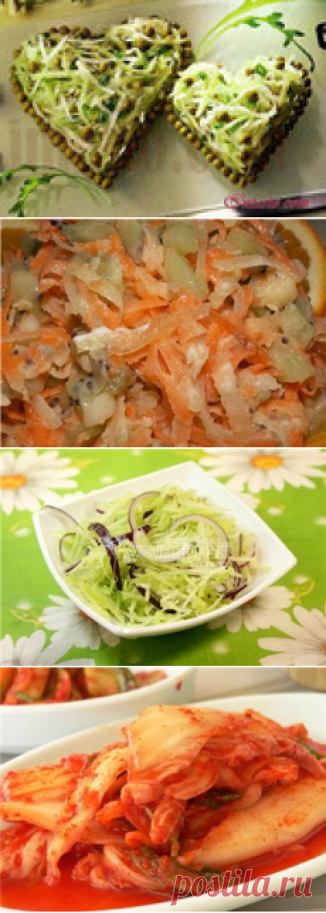 Салаты из зелёной редьки