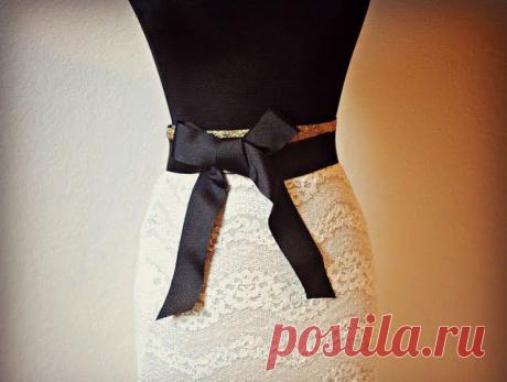 Как быстро сшить кружевную юбку без выкройки / Мастер-классы / Burdastyle