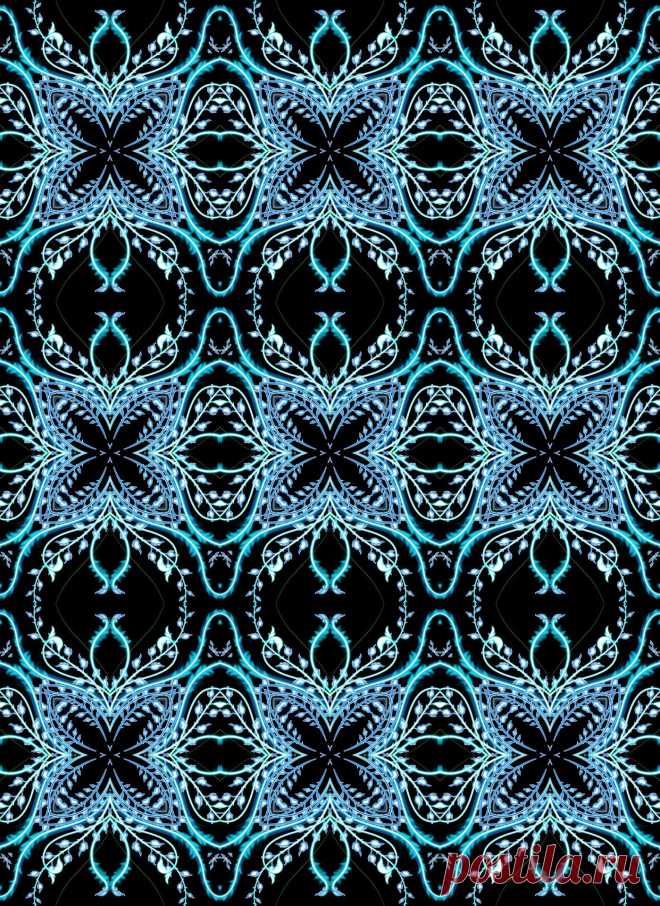 Blue Floral Wallpaper  Free Stock Photo HD - Public Domain Pictures