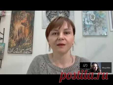 #МК Наталья Жукова mixed-media &quot;Кофе и бирюза&quot;. Ручная работа