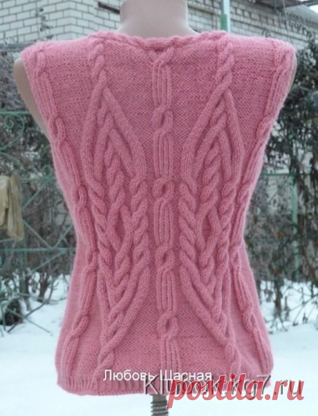Жилет&quot;Коралл&quot; Любови Щасной | Клубок